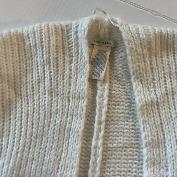 Lucky Brand poncho-style knit sweater, OS - Picture 2 of 6